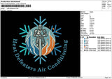 Defeaterstext Embroidery File 6 sizes