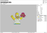 Simpson 2507 Embroidery File 6 size