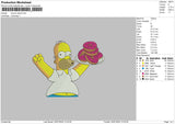Simpson 2507 Embroidery File 6 size