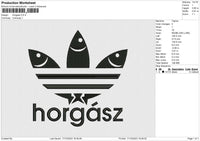 Horgasz Embroidery File 6 size