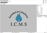 Icms Embroidery File 6 sizes