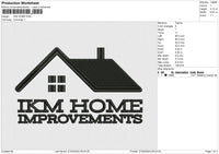 IKM HOME Embroidery File 6 size