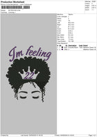 Feelingtext Embroidery File 6 sizes