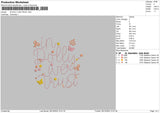 Dollytext Embroidery File 6 sizes