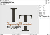 INFINITY THREAD Embroidery File 6 sizes