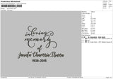 Inloving Embroidery File 6 sizes