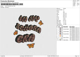 IN MY SENORA ERA Embroidery File 6 size