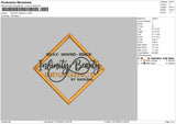 Infinitytext Embroidery File 6 sizes