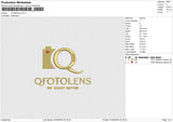 IQ qfotolens Embroidery File 6 size