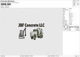 JBF Embroidery File 6 size