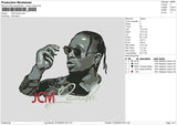 Rapper0105 Embroidery File 6 sizes