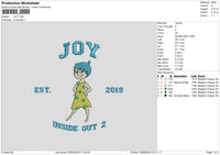 Joy 19 Embroidery File 6 sizes