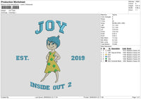 Joy 19 Embroidery File 6 sizes