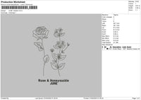 June Flo Embroidery File 6 sizes