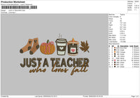 Teacher Text 0809 Embroidery File 6 sizes