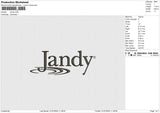 Jandy Embroidery File 6 size