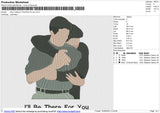 Joey Tribbiani i'll be there for you Embroidery File 6 size