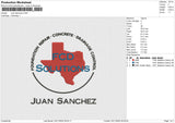 Juan Sanchez Embroidery File 6 size