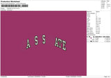 Kansastext Embroidery File 6 sizes