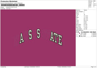 Kansastext Embroidery File 6 sizes