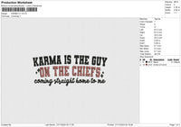 KARMA V1 Embroidery File 6 size