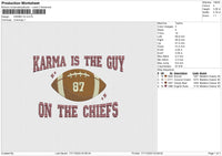 KARMA V2 Embroidery File 6 size