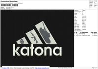 KATONA Embroidery File 6 size