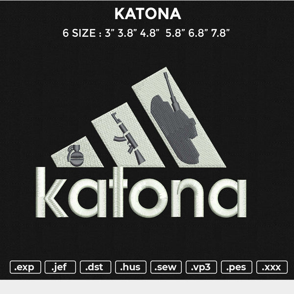 KATONA Embroidery File 6 size