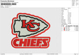 KC CHIEF Embroidery File 6 size