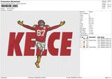KELCE Embroidery File 6 size