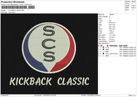 KICKBACK caps Embroidery File 6 size