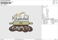 KINDNESS Embroidery File 6 size