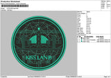 KisslandCirlce Embroidery File 6 sizes