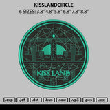 KisslandCirlce Embroidery File 6 sizes