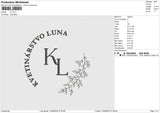 KVETINARSTVO LUNA  Embroidery File 6 size