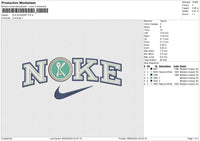 KLA ACADEMY Embroidery File 6 size