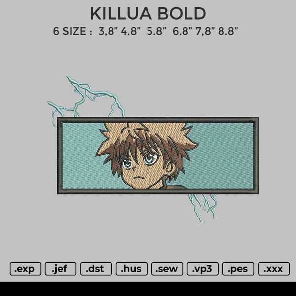 Killua Bold Embroidery