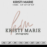 KRISTI MARIE Embroidery