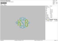 Ksbtext Embroidery File 6 sizes