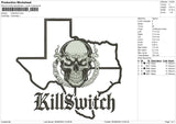 KillSwitch  Embroidery File 6 size