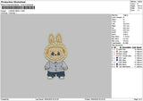 Labu Small 02 Embroidery File 6 sizes