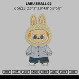 Labu Small 02 Embroidery File 6 sizes