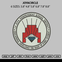 Joyacircle Embroidery File 6 sizes