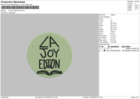 Joytext Circle Embroidery File 6 sizes