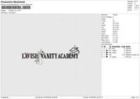 LAVISH V1 Embroidery File 6 size