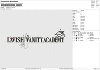 LAVISH V1 Embroidery File 6 size