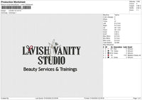 LAVISH V2 Embroidery File 6 size