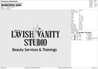 LAVISH V2 Embroidery File 6 size