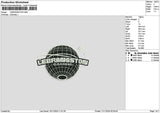 Lebrangstonetext Embroidery File 6 sizes