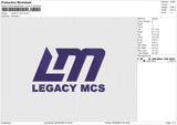 LEGACY mcs Embroidery File 6 size